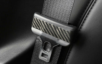 Carbon Fiber Seat Belt Buckle Trim - EVMIZE