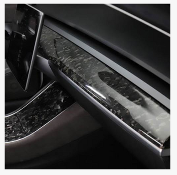 Forged Carbon Dashboard Cap Kit - EVMIZE
