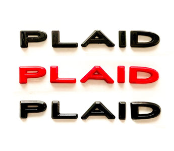 PLAID Letters Emblem - EVMIZE
