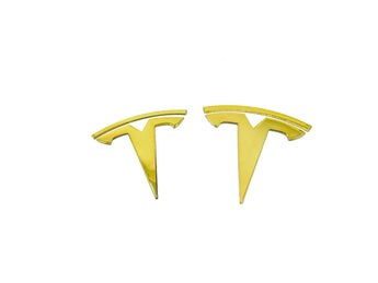 T Logo Frunk & Trunk Emblem Set
