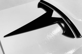 T Logo Frunk & Trunk Emblem Set ABS - EVMIZE
