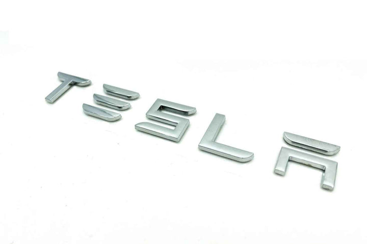 TESLA Letters Emblem (METAL)