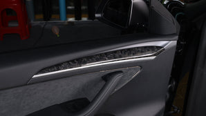 Forged Carbon Door Trim Cover Cap - EVMIZE
