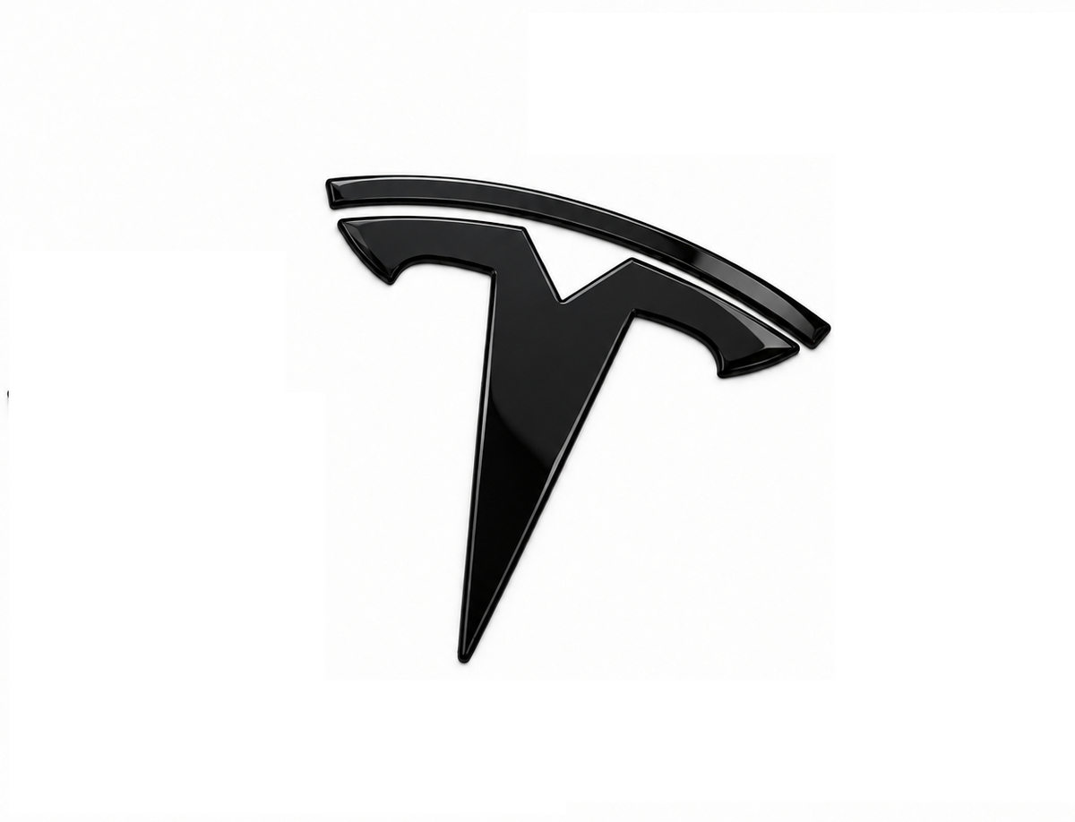 T Logo - Rear - Glossy Black