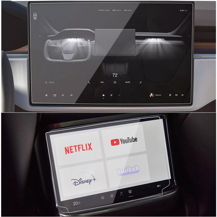 Premium Screen Protector Set | Tesla Model S & Model X (Gen 2)