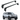 For Rivian R1S R2 2022-Up Roof Rack Cross Bars Fix Point Aluminum Black