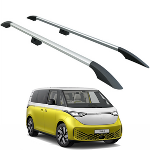 For Volkswagen ID. Buzz LWB L2 Roof Side Rails Ultimate Style Alu Silver